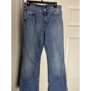 Ralph Lauren Polo Jeans Co Womens Classic Bootcut Jeans Medium Wash Size 8 Blue